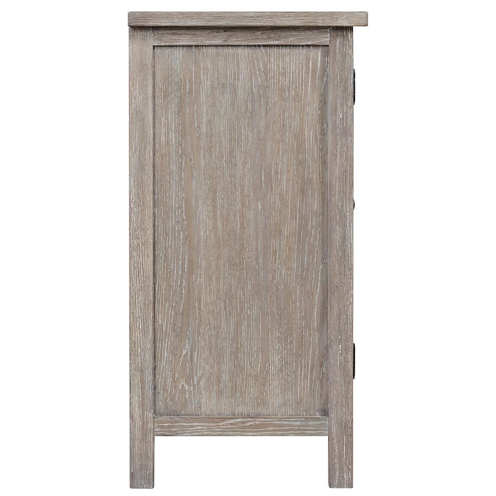 Gray Buffet Cabinet with Storage – Wood Kitchen Sideboard Cabinet
