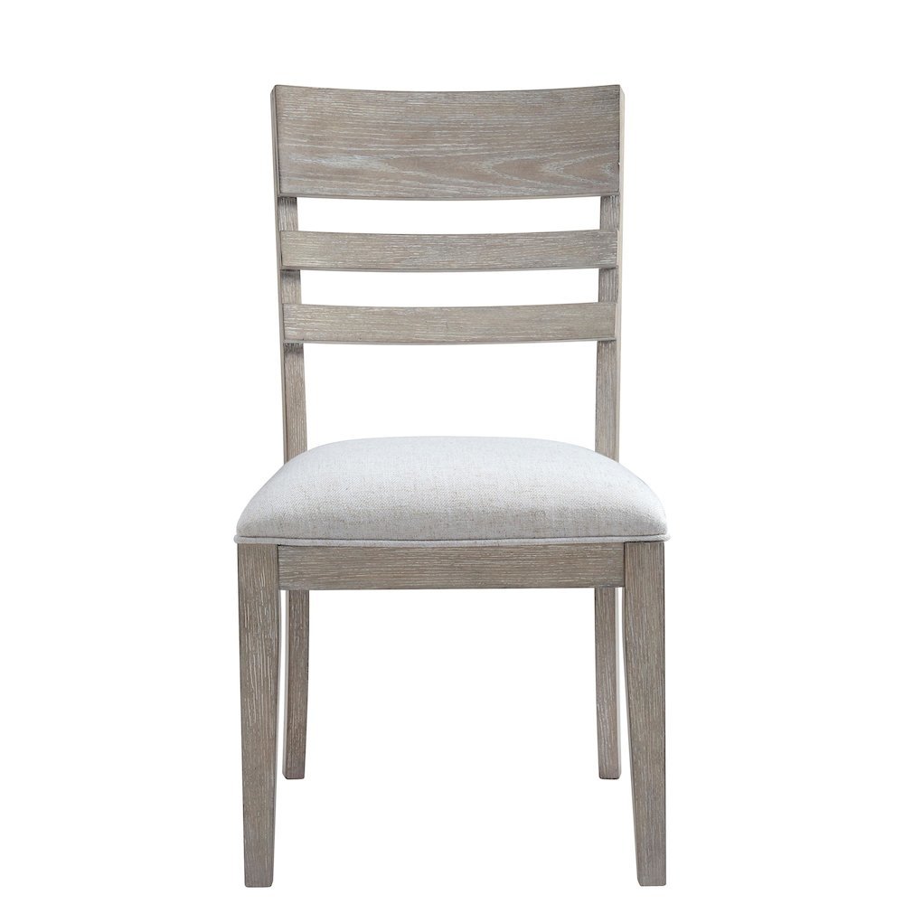 Gray Wooden Dining Chair for Kitchen Table and for Dining Table, Set of 2