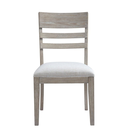 Gray Wooden Dining Chair for Kitchen Table and for Dining Table, Set of 2