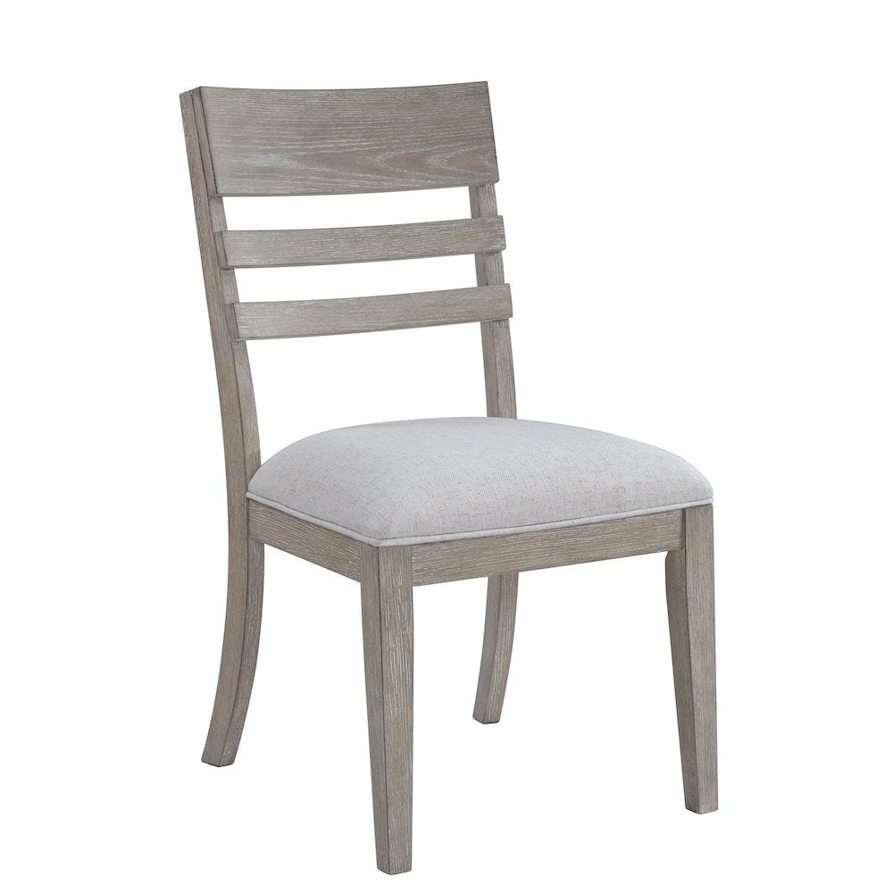 Gray Wooden Dining Chair for Kitchen Table and for Dining Table, Set of 2