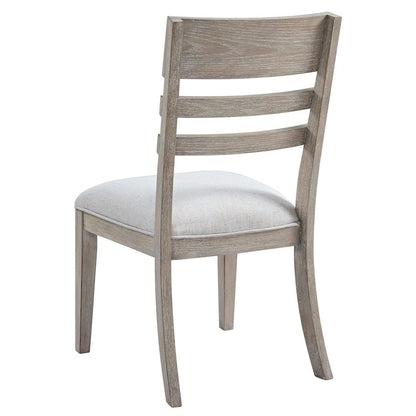 Gray Wooden Dining Chair for Kitchen Table and for Dining Table, Set of 2