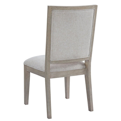 Gray Upholstered Dining Chair Set of 2 for Kitchen or Formal Dining Table Use