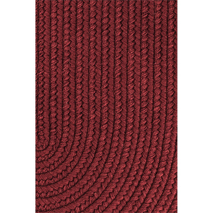 Solid Red Wine Wool 18" x 36" Slice