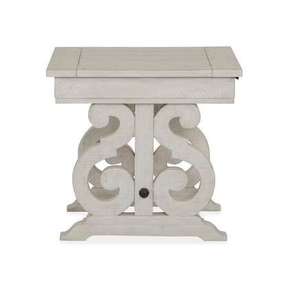 Bronwyn Alabaster Rectangular End Table