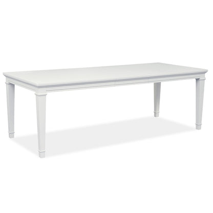 Charleston White Dove White Extendable Rectangular Dining Table