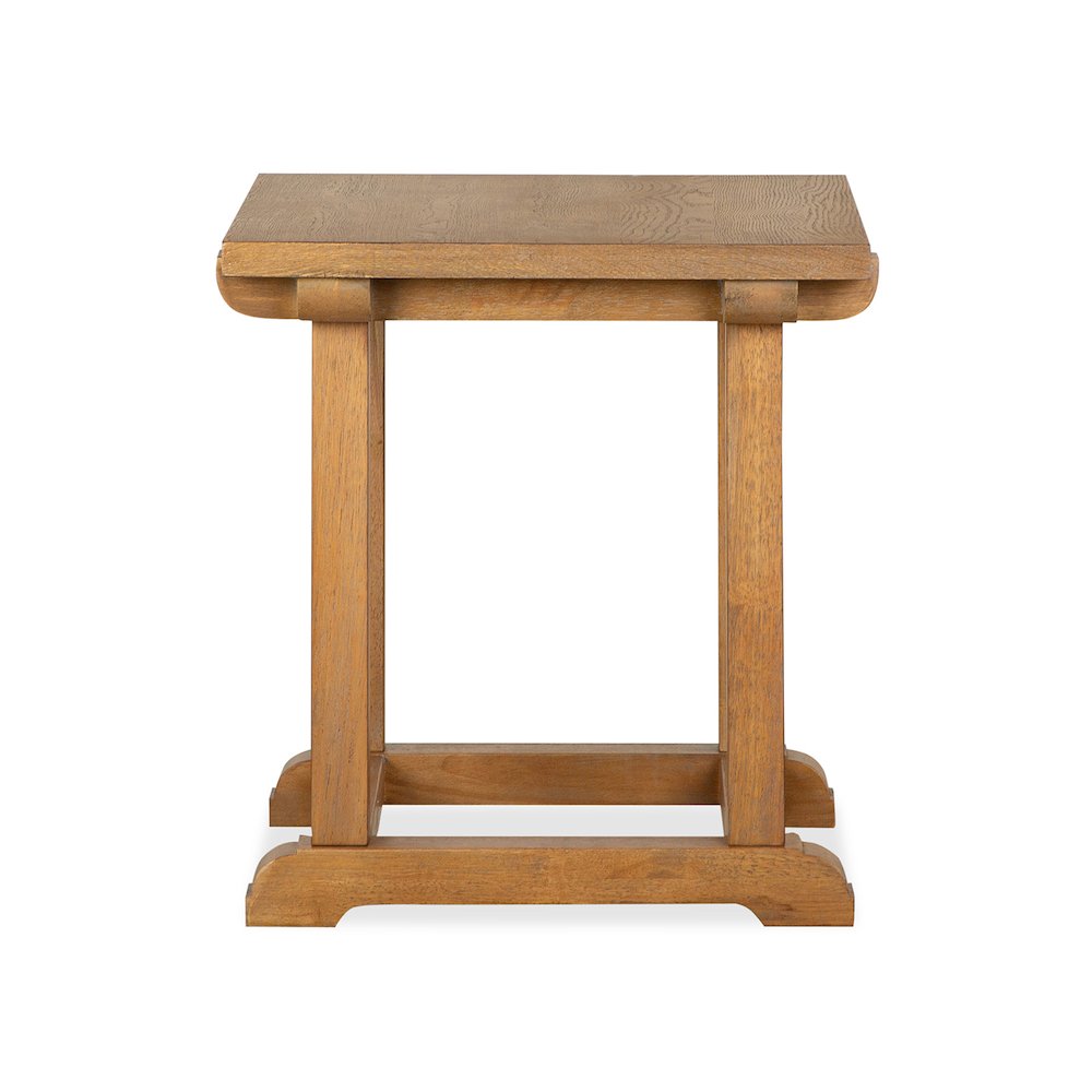 Lindon Belgian Wheat Rectangular End Table