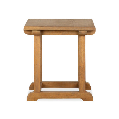 Lindon Belgian Wheat Rectangular End Table