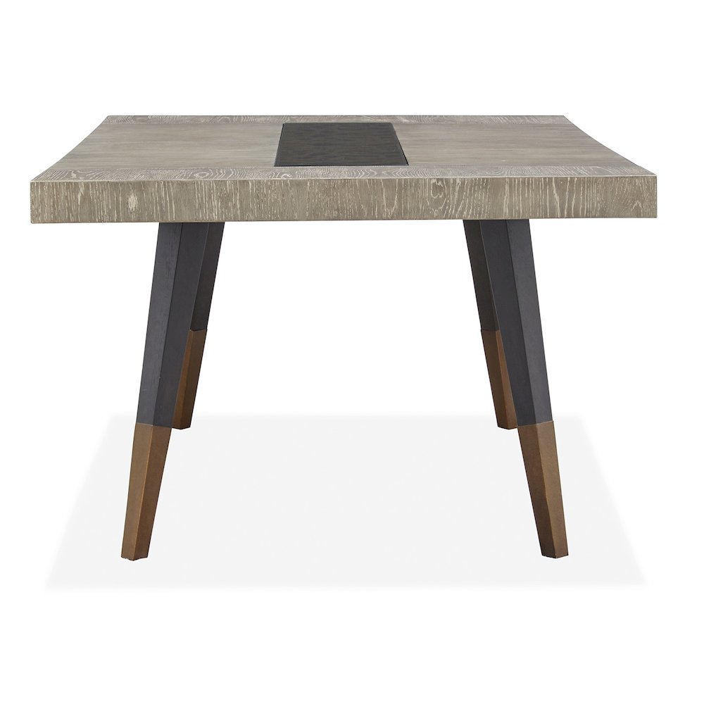 Ryker Nocturn Black And Coventry Grey Rectangular Dining Table