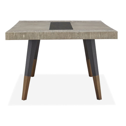 Ryker Nocturn Black And Coventry Grey Rectangular Dining Table