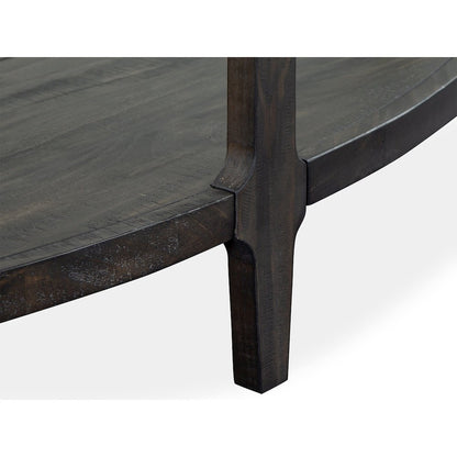 Boswell Peppercorn Demilune Sofa Table