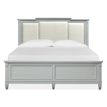 Glenbrook Pebble Queen Upholstered Panel Bed