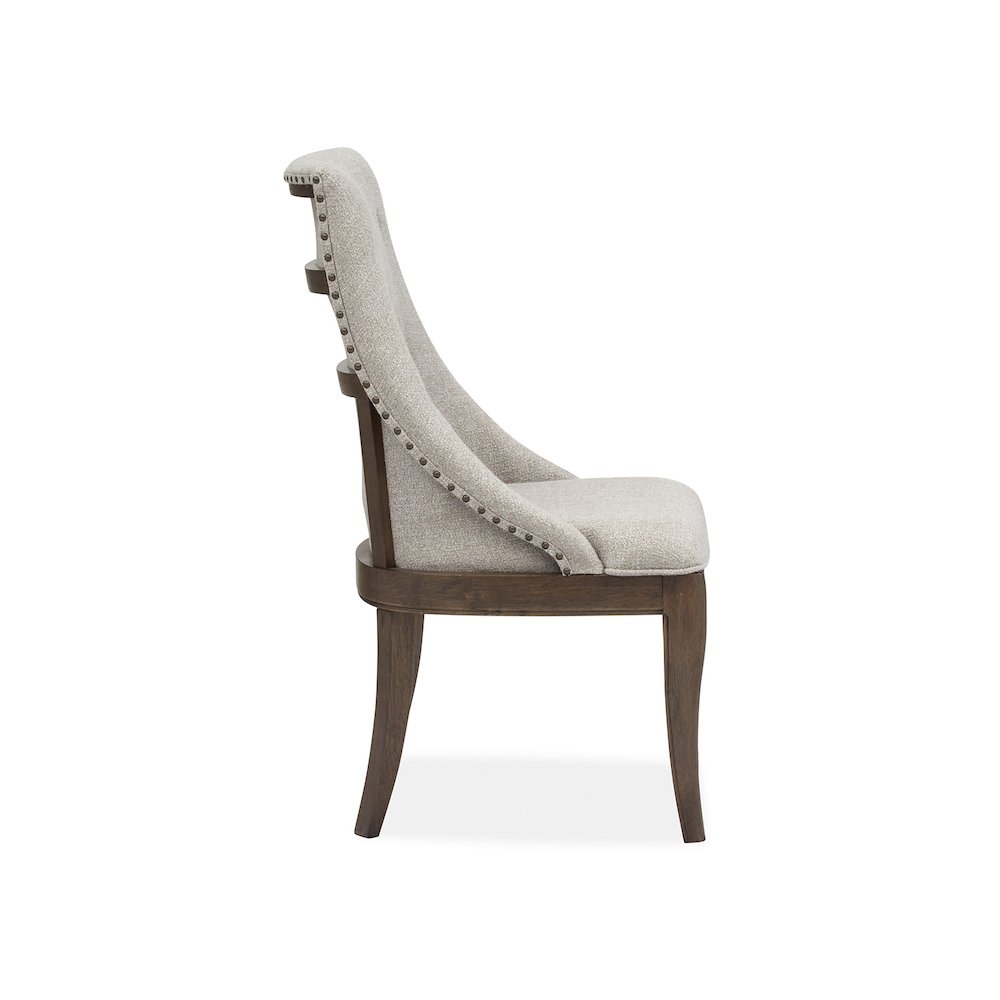 Roxbury Manor Homestead Brown Upholstered Arm Chair Two Pack