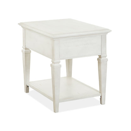Newport Alabaster Rectangular End Table