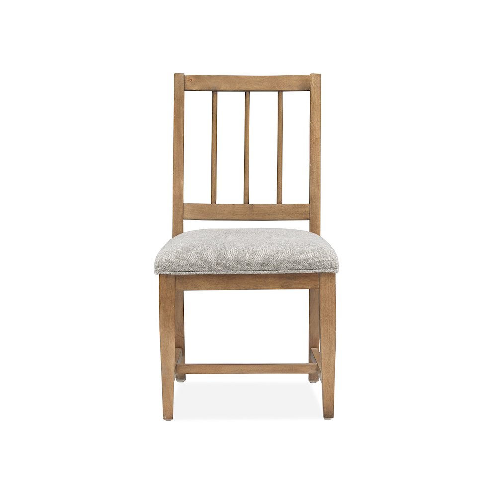 Lindon Belgian Wheat Upholstered Side Chair Two Pack