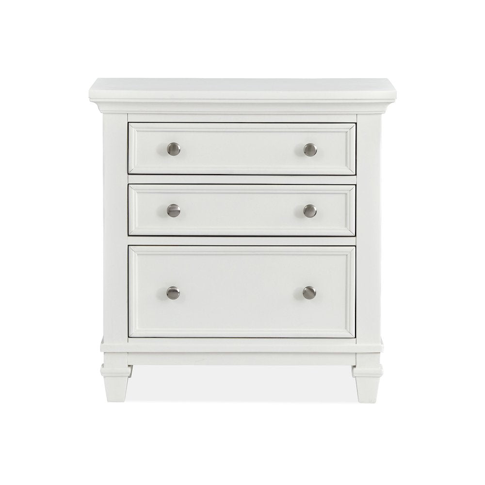 Charleston White Dove White Drawer Nightstand