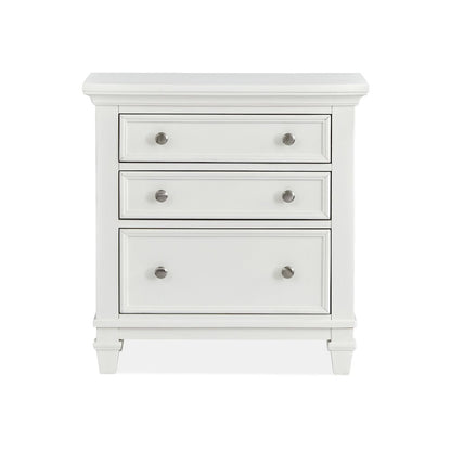 Charleston White Dove White Drawer Nightstand