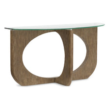 Lainey Almond Demilune Sofa Table
