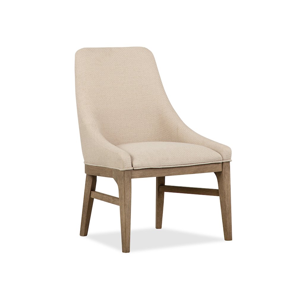 Tristan Swiss Coffee Upholstered Arm Chair Two Pack