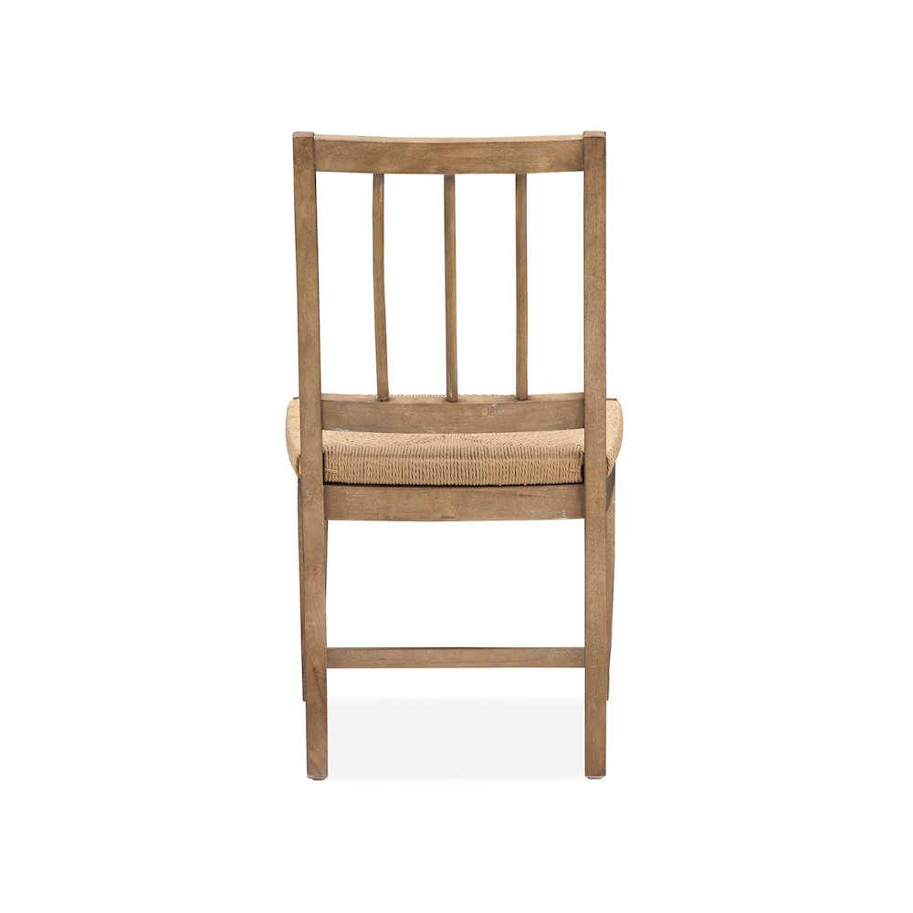 Lindon Belgian Wheat Paper Cord Side Chair Two Pack