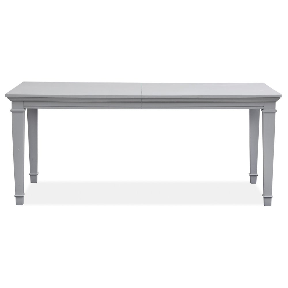 Charleston Harbor Gray Grey Extendable Rectangular Dining Table
