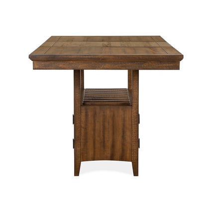 Bay Creek Toasted Nutmeg Extendable Counter Height Dining Table