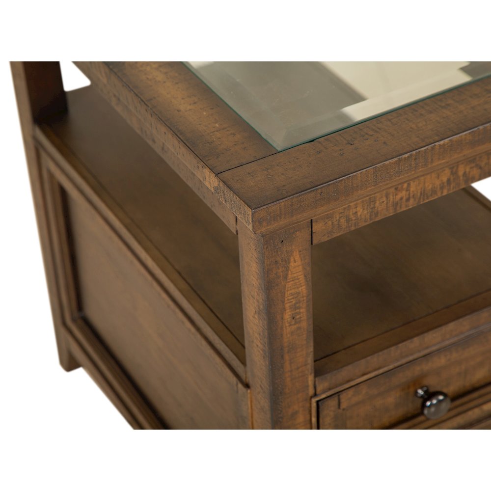 Bay Creek Toasted Nutmeg Chairside End Table