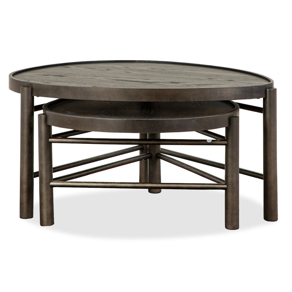 Hadleigh Black Coffee Bean Shaped Nesting Cocktail Table