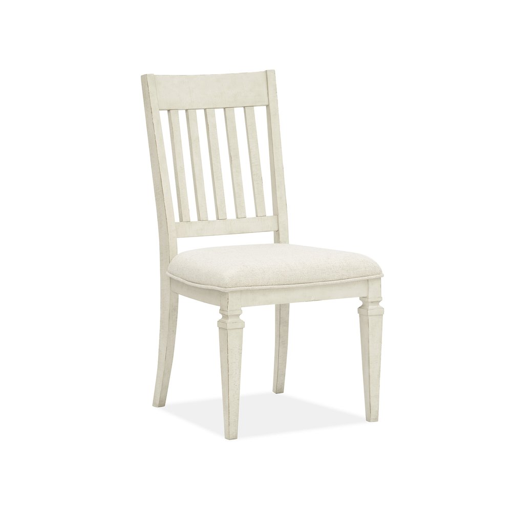Newport Alabaster Upholstered Side Chair Two Pack