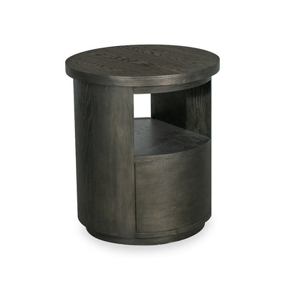 Bosley Coffee Bean Round End Table