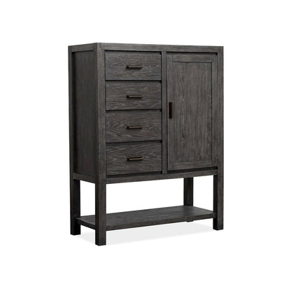 Plum Creek Ravenwood Black Door Chest
