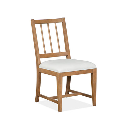 Lindon Belgian Wheat Upholstered Side Chair Two Pack
