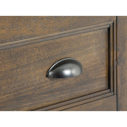 Bay Creek Toasted Nutmeg Queen Lamp Panel Storage Bed