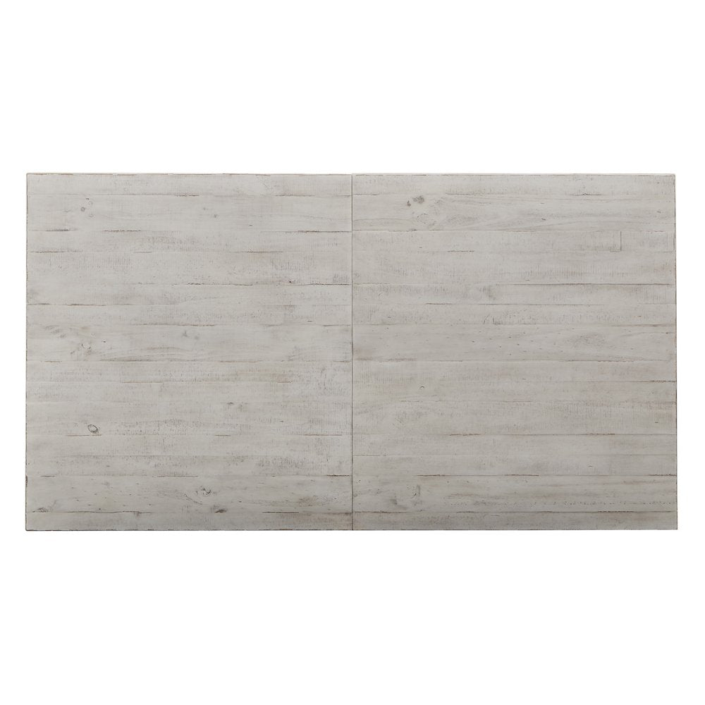 Alabaster And Toasted Nutmeg Extendable Rectangular Counter Height Dining Table