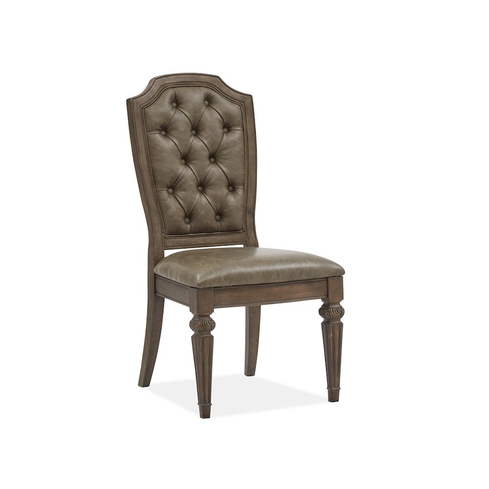 Durango Willadeene Brown Upholstered Side Chair Two Pack