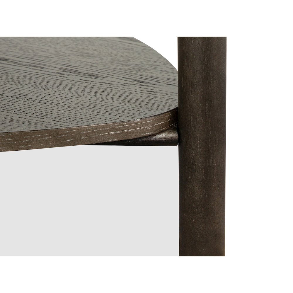Hadleigh Black Coffee Bean Shaped Accent End Table