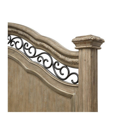 Marisol Fawn King Panel Bed