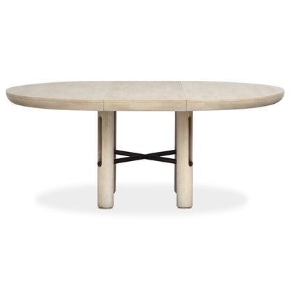 Sunset Cove Sanibel Brown Extendable Round Dining Table