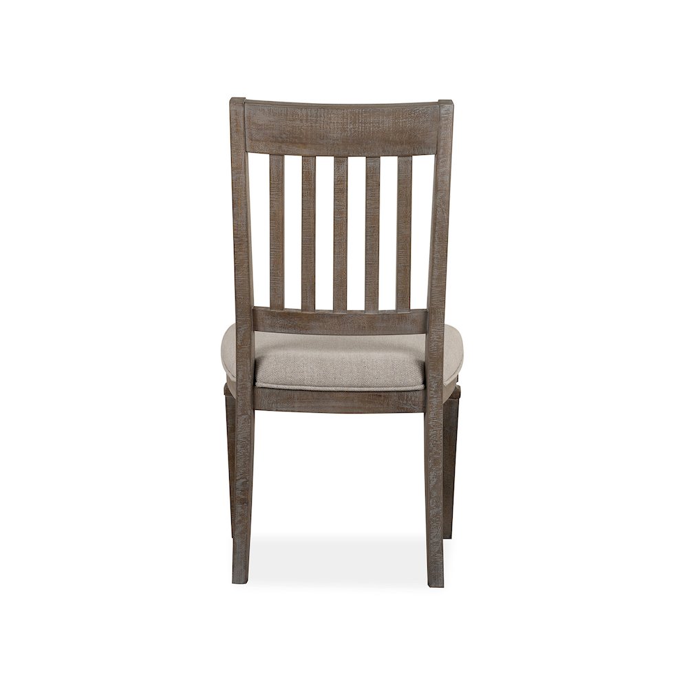Lancaster Dovetail Grey Upholstered Side Chair Two Pack