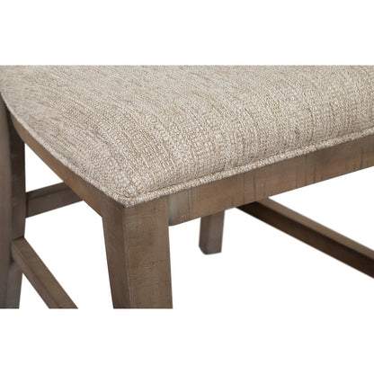 Paxton Place Dovetail Grey Upholstered Side Chair Two Pack