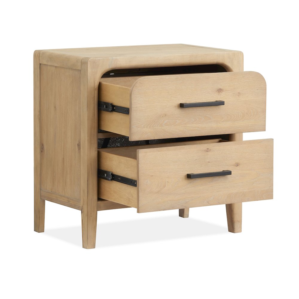 Somerset Butternut Drawer Nightstand