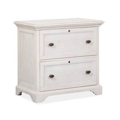 Bronwyn Alabaster Lateral File With Hutch