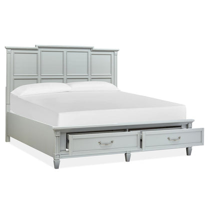 Glenbrook Pebble King Panel Storage Bed
