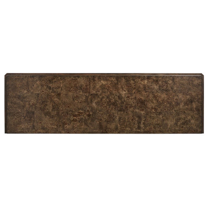Rowan Espresso Drawer Dresser With Landscape Mirror