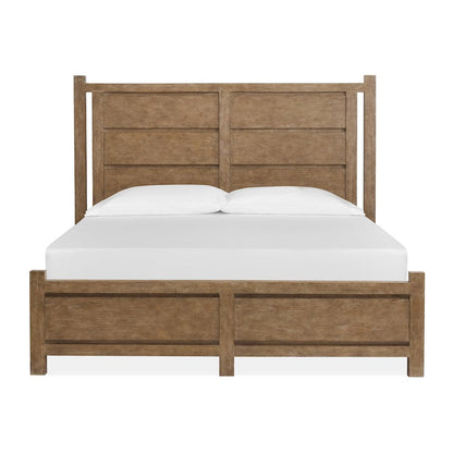 Plum Creek Sierra Brown King Panel Bed