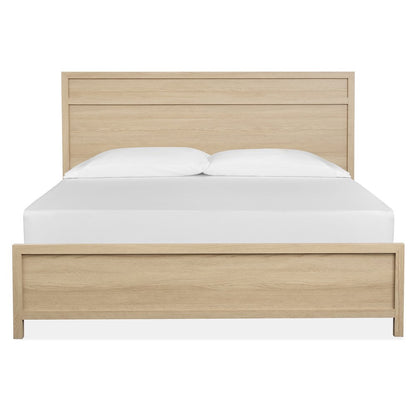 Merrifield Sandstone Beige King Panel Bed