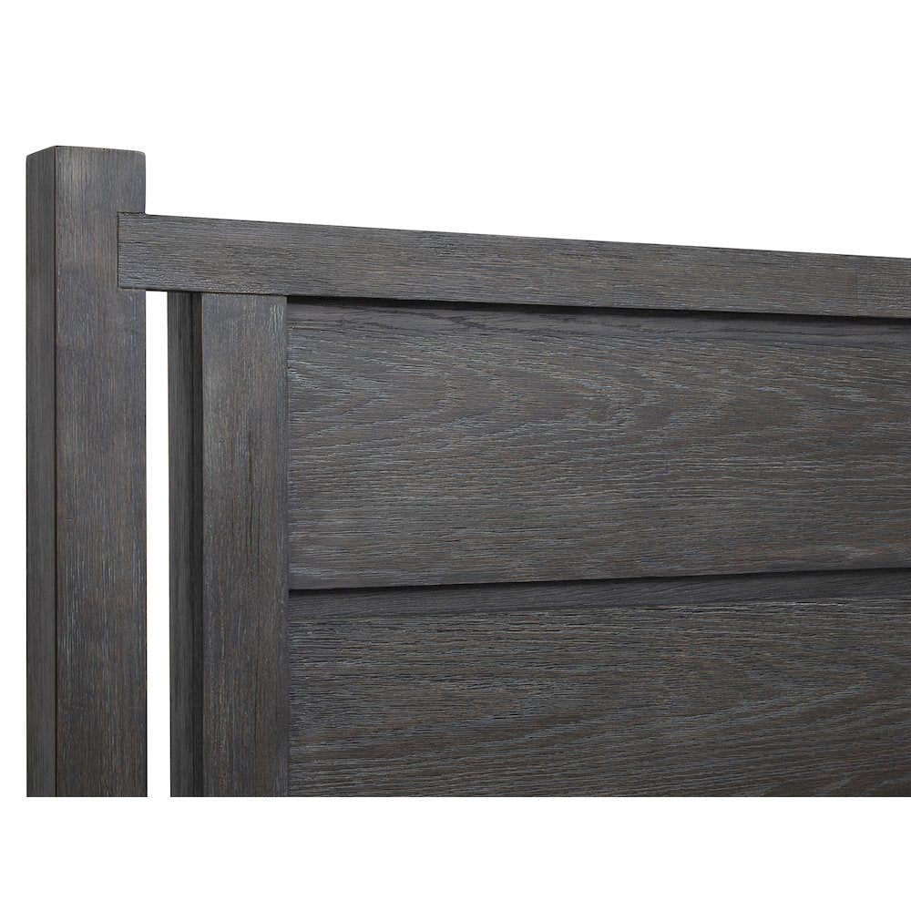 Plum Creek Ravenwood Black King Panel Bed