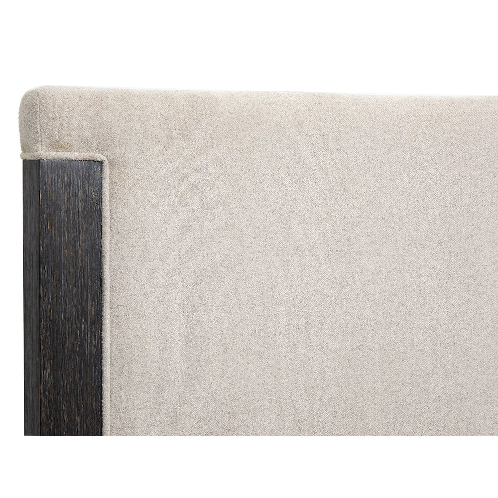 Plum Creek Ravenwood Black King Upholstered Panel Storage Bed