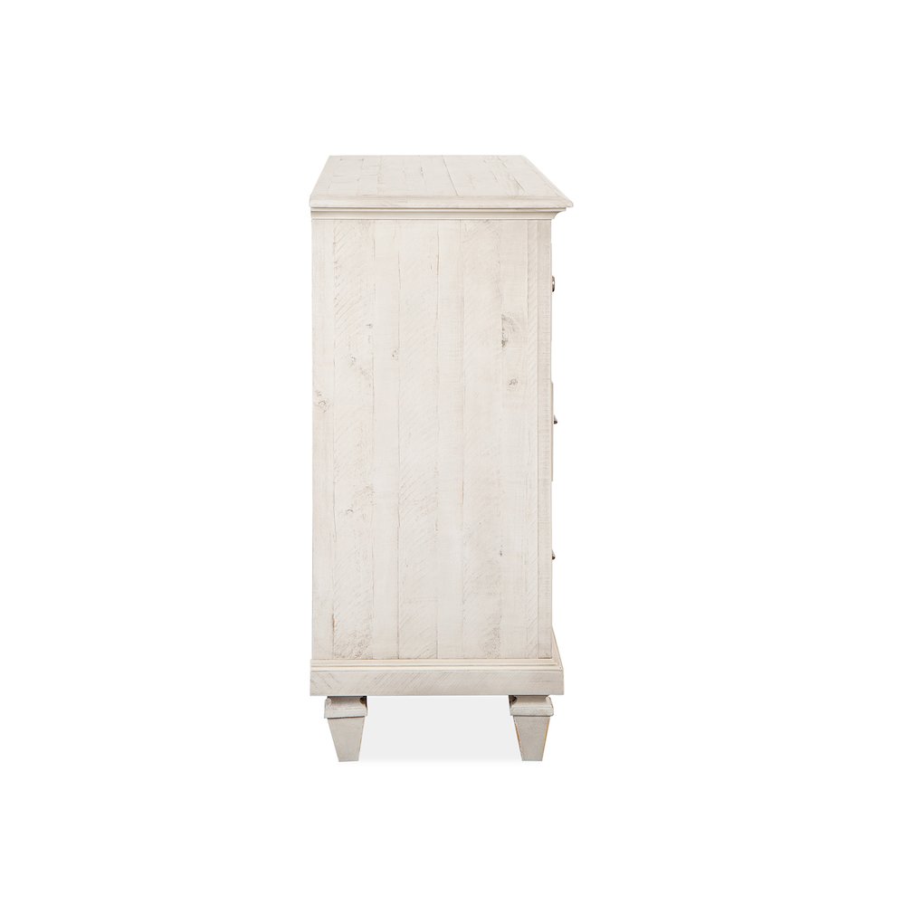 Newport Alabaster Drawer Dresser With Landscape Mirror