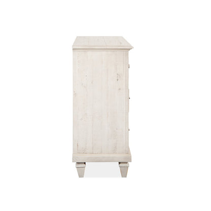 Newport Alabaster Drawer Dresser With Landscape Mirror