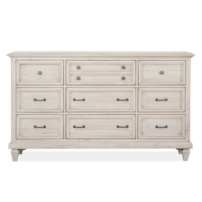 Newport Alabaster Drawer Dresser With Landscape Mirror